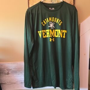 Under Armour Green Vermont Catamounts Long Sleeve Tee
